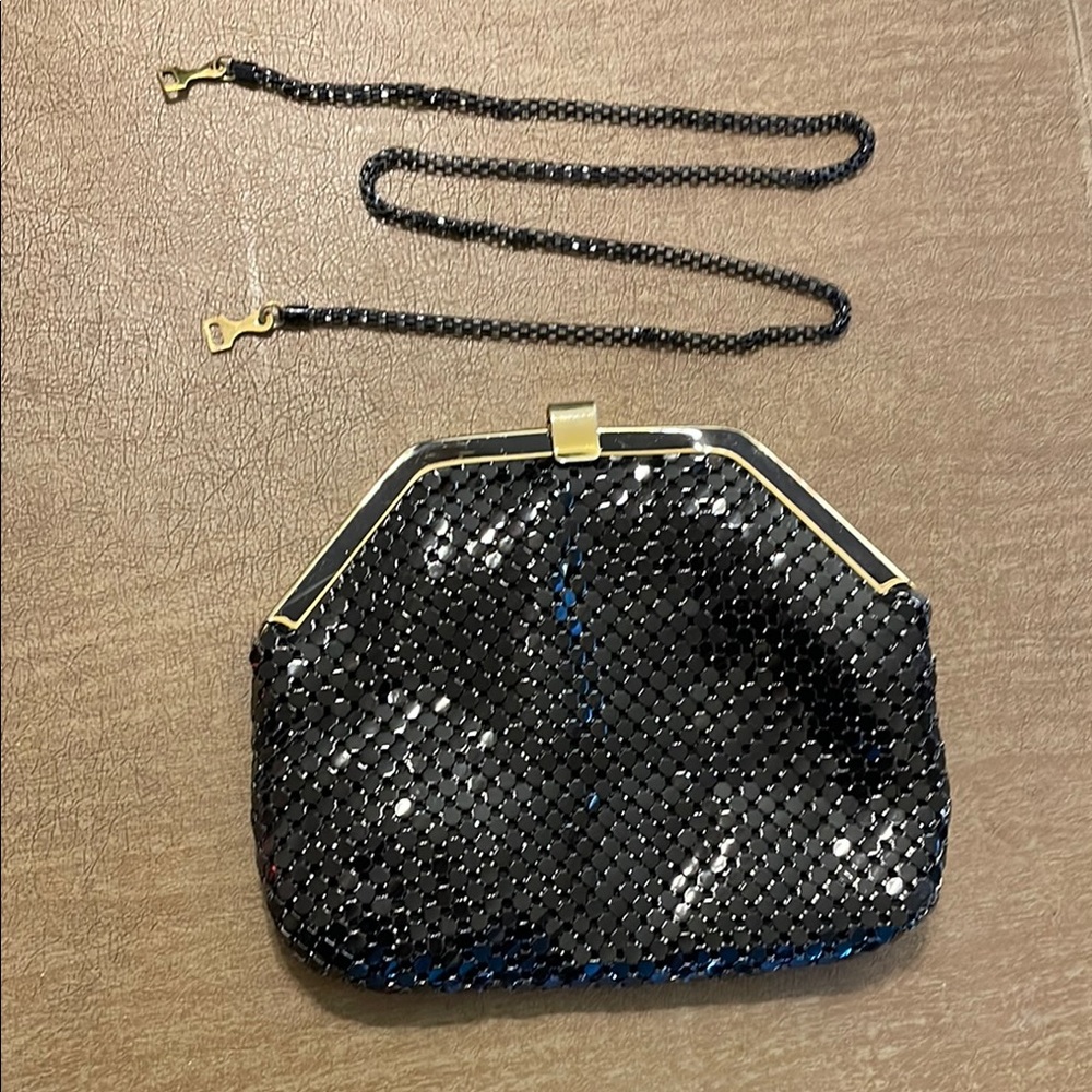 Vintage Elegant Black Evening Clutch